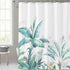 CHICHIC 71x71 Inch Shower Curtain for Bathroom Shower Curtain Set Fabric Shower Curtain with Hooks Thickening Waterproof Bathroom Decorations Tropical Leaves Shower Curtain