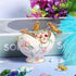 Waltz&F Metal Double Bird and Flower Trinket Box Jeweled Hand-Painted Ring Holder Animal Collectible Figurine Decoration