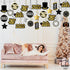 Happy New Years Swirl Decorations 2022 Pack of 40, Gold Glitter | Happy New Year Decorations 2022 | New Years Eve Party Supplies 2022 | NYE Decorations 2022 | Happy New Years Eve Decorations 2022