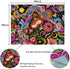Lunerfex Mushroom Tapestry Trippy Tapestry Cute Flower Tapestry Colorful Hippie tapestries Wall Hanging for Bedroom (50 x 60 inches)
