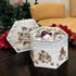 FAVRD 12 Days of Christmas Ornaments Set Shatterproof Christmas Tree Decorations Christmas Decor Holiday Decorative Hanging Ornaments, Set of 14, Each Ornament 3 Inch Diameter, 3.5 Inch High, Beige