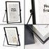 Miaowater 5x7 Picture Frames,Black Photo Frame Decor with Plexiglas Cover High Definition Glass Desk Pictures Display