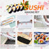 MOLAD 18 Pcs Sushi Making Kit For Beginners, Bamboo Sushi Mat, All In One Sushi Bazooka Maker with Bamboo Mats, Bamboo Chopsticks, Paddle, Sushi Knife, Chopsticks Holder, DIY Sushi Roller Machine