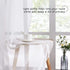 NICETOWN Semi-Sheer Texture Curtain Panels - Privacy Light and Airy Rod Pocket & Back Tab Design Semitransparent Sheer Voile Drapes for Living Room, 55" x 84", 2 Pieces