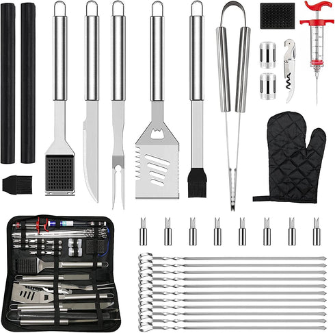 Griddle Accessories Kit, 35PCS Grill Sets for Men, Professional Grilling Accessories BBQ Grill Tools Set, Barbecue Utensil Gifts for Blackstone and Camp Chef Griddle Backyard Camping Kitchen Men