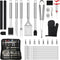 Griddle Accessories Kit, 35PCS Grill Sets for Men, Professional Grilling Accessories BBQ Grill Tools Set, Barbecue Utensil Gifts for Blackstone and Camp Chef Griddle Backyard Camping Kitchen Men