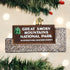Old World Christmas Ornaments: State Parks Glass Blown Ornaments for Christmas Tree, Great Smokey