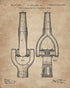Firefighter Patent Print Set of 6 (8"x10") - Wall Art Decor - Gift Idea for Firemen First Responders