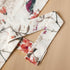 VOGOL Decorative Tie Up Curtains for Nursery Girls Room, Pink Birds and Floral Print Small Window Curtain Valance Top Pocket Tie Up Shades 18 Inch Long, One Panel