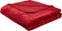 Amazon Basics Fuzzy, Micro Plush Fleece Blanket, All Seasons - Twin, Red