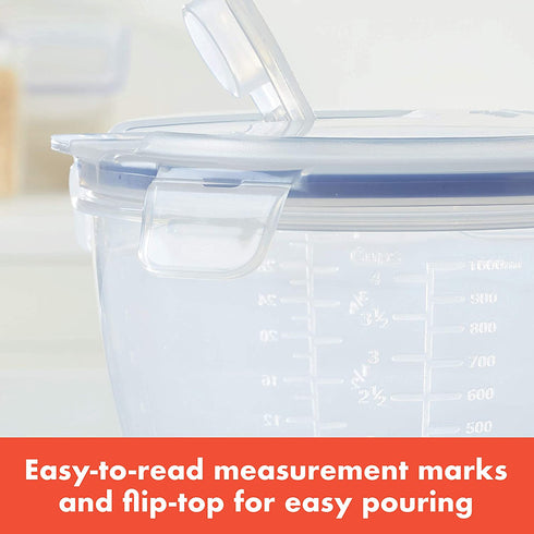 LocknLock Easy Essentials Measuring Bowl with Handle 33.81-oz / 4.23-cup