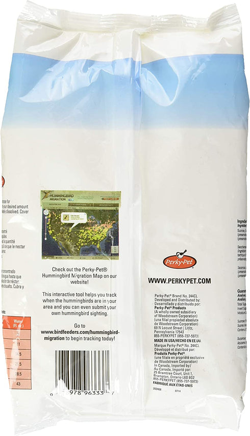 Perky-Pet 244CLSF 2-Pound Bag of Instant Clear Concentrate Hummingbird Nectar, Package may vary