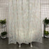 Waterproof Shower Curtain Lining?PEVA Translucent Leaf Plastic Shower Curtain?72 x 72 inches?with 3 Heavy Magnets?12 Stainless Metal Hooks?Shower Lining Suitable for Shower, Bathtub?LAIEBAI