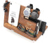 Best Dad Ever - Dad Father Gift from Son or Daughter, Fathers Day Dift, Nightstand Organizer with Coaster, Wooden Desk Docking Station