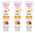 Burts Bees, Toothpaste Kids Fluoride Fruit Fusion, 4.2 Ounce (Pack of 3)