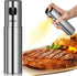 CCKO Oil Sprayer for Cooking Air Fryer Stainless Steel Olive Oil Sprayer Mister 100ML Portable Olive Oil Spray Bottle for BBQ,Salad, Kitchen Baking,Frying,Roasting,Grilling