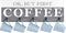 Barnyard Designs ˜Ok, But First Coffee™ Hanging Mug Holder, Wall Mounted Coffee Cup Organizer Rack, Rustic Farmhouse Wood Wall Decor Sign, for Kitchen, Coffee Bar or Cafe, Gray and White, 24? x 8.5?