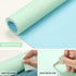 AFRITEE Desk Pad Protector Mat - Dual Side PU Leather Desk Mat Large Mouse Pad Waterproof Desk Organizers Office Home Table Decor Gaming Writing Mat Smooth (Light Green/Greenish Blue, 35.4" x 17")