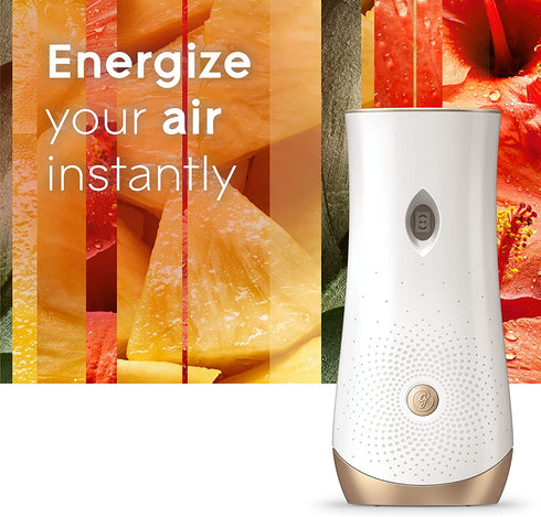 Glade Automatic Spray Refill and Holder Kit, Air Freshener for Home and Bathroom, Hawaiian Breeze, 6.2 Oz, 2 Count