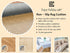 Non Slip Area Rug Pad Gripper - 2x10 Strong Grip Carpet pad for Area Rugs and Hardwood Floors, Provides Protection and Cushion