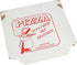 10" Length x 10" Width x 2" Depth Lock Corner Clay Coated Thin Pizza Box by MT Products (20 Pieces)