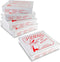 10" Length x 10" Width x 2" Depth Lock Corner Clay Coated Thin Pizza Box by MT Products (20 Pieces)