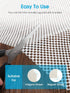 Puroma Non-Slip Area Rug Pad, 5 x 7 Ft Extra Thick Rug Pads Protective Cushioning Pad for Hardwood Floors, White