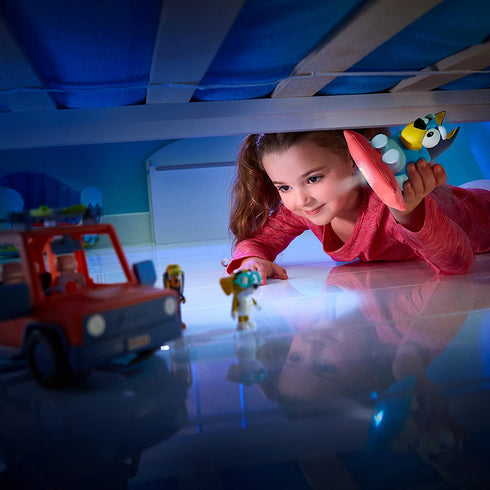Bluey 2 in 1 Bedtime Night Light and Handy Flashlight - LED Night Light with Auto-Off Timer