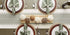 DII Dobby Stripe Woven Table Runner, 13x108-inch, Artichoke Green