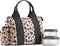 Fit + Fresh Sanibel Insulated Lunch Bag, Lunch Bag for Women Includes 2 Food Containers, Reusable Lunch Box, Perfect for Work, School, Beach & More, Cheetah