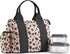 Fit + Fresh Sanibel Insulated Lunch Bag, Lunch Bag for Women Includes 2 Food Containers, Reusable Lunch Box, Perfect for Work, School, Beach & More, Cheetah