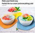 8 Pieces Bowl Huggers 2 Sizes Microwave Safe Bowl Huggers Color Bowl Holder Polyester Hot Bowl Holder Protect Your Hands for Hot and Cold Bowls