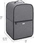 Luxja Food Processor Cover for Cuisinart and Hamilton Beach 11-14 Cup Processor, Food Processor Dust Cover with Accessories Pockets, Gray
