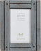PRINZ Homestead 4-Inch by 6-Inch Rustic Wood Frame in Distressed Finish, Gray