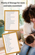 Diaper Caddy Organizer - Parenting Made Easy - Large Portable Diaper Organizer to Store All Baby™s Nursery Essentials To Go - Baby Diaper Caddy Organizer Bag With Zipper Pocket