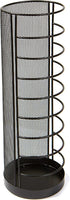 Mind Reader Mini Umbrella Stand Rack Holder for Home and Office, Black