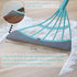 Multifunction Magic Broom, 4Ft Household Floor Squeegee with Long Handle, Indoor Brooms for Pet Hair, Adjustable Scraping Sweeper Glass Wiper for Living Room, Bathroom, Fur Remover(Green)