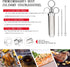 Stainless Steel Meat Injector Kit, Meat Injector Syringe with Needles, Seasoning Injector Marinades for Meats, MUZPZ Turkey Injector Marinade Flavors with 3 Marinade Needles for BBQ Grill Smoker
