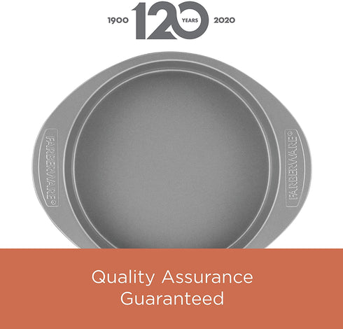 Farberware Nonstick Bakeware Set, Nonstick Cookie Sheets / Baking Sheets - 2 Piece, Gray