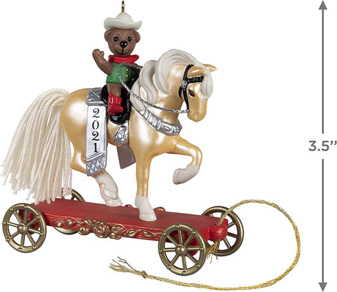 Hallmark Keepsake Christmas Ornament, Year Dated 2021, A Pony for Christmas
