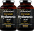 2 Pack NatureBell Hyaluronic Acid Supplement, 250mg Hyaluronic Acid with 25mg Vitamin C Per Serving, 200 Capsules, 2 in 1 Formula, Supports Skin Hydration, Joints Lubrication and Antioxidant, No GMOs