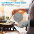 SD SENDAY Silicone Oven Mitts Baking Set, Extra Long 7Pcs Heat Resistant Non-Slip Cotton Lining Gloves with Mini Oven Gloves and Hot Pads Potholders & Brush for BBQ Kitchen Baking Cooking