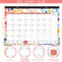 2022 Desk Calendar - Yearly Desk Calendar 2022, Desk/Wall Monthly Calendar Pad, 17" x 12", January 2022 - December 2022, Desk Calendar with Ruled Blocks, Note Section, Corner Protections
