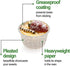 Panificio Premium 1-oz Baking Cups: Small-Pleated Ridge Cups Perfect for Muffins, Cupcakes or Mini Snacks - Black and White Press Print Design - Disposable and Recyclable - 200-CT - Restaurantware