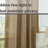 Valea Home Soft Burlap Natural Tan Rod Pocket Window Curtain Panels for Living Room Patio Door, 37" x 84", 1 Panel
