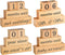 Solid Maple Wood Wedding Countdown, Baby Arrival & Anniversary Blocks - Engagement Gifts for Couples - Bridal Shower Gifts - Wedding Gifts for The Couple - Anniversary for Couples - Bride Gifts