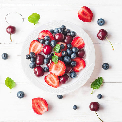 200 Count Disposable 6 Inch White Plastic Dessert Plates