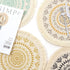 OJIA Round Placemats Set of 4,Boho Tassels Table Mats 13 Inch Black and Cream Cotton Woven Heat Proof Washable Circle Kitchen Placemats for Table Dinner Wedding Home Decoration