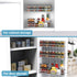 Auledio Spice Rack, Spice Rack Organizer for Cabinet Spice Rack Wall Mount Hanging Spice Rack, Spice Rack Organizer Spice Rack Wall(3 Pack)