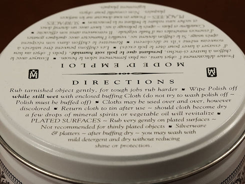 Cape Cod Polish Co. Metal Polishing Cloths Tin